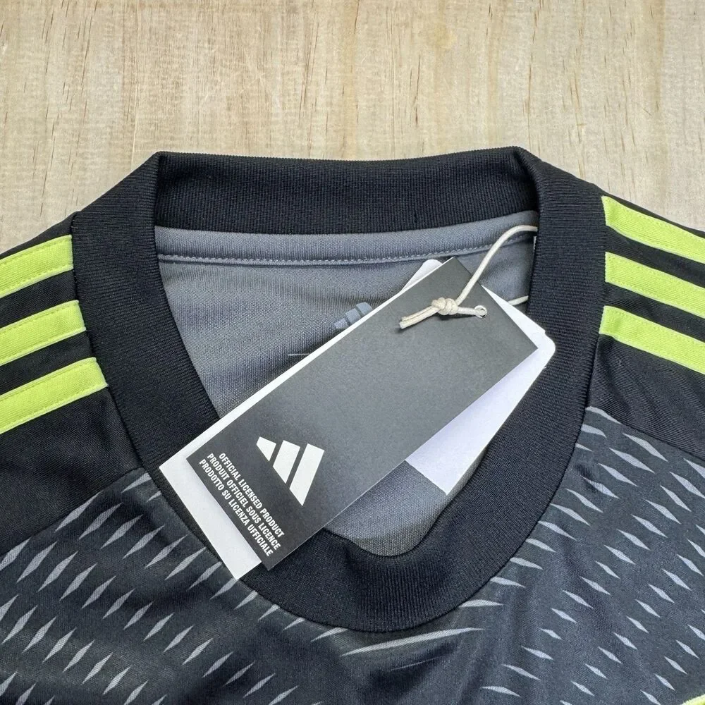 NEW Club America adidas 25/26 Long Sleeve Goalkeeper Jersey Black MD JN8623